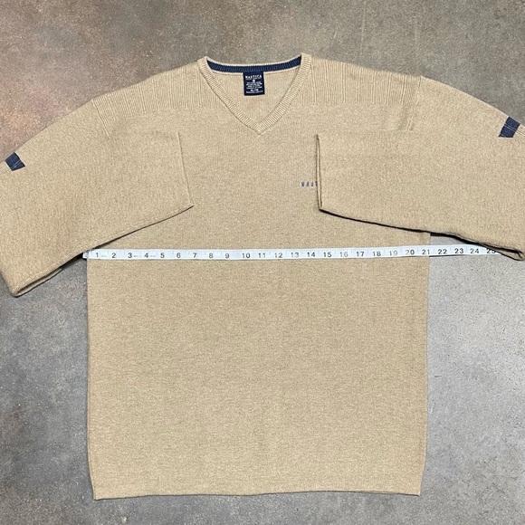 Vintage Nautica Jeans Striped Knit Heavyweight Sweater - Picture 6 of 8